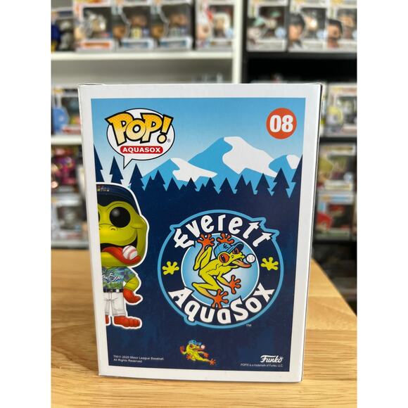 VAULTED LIMITED EDITION EXC Webbly Tie-Dye Shirt Funko Pop #08 Aquasox Everett - Picture 3 of 6